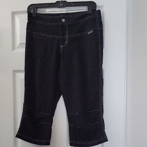 Womens SHEBEEST Capri Mountain Biking Shorts W/two Detachable Under Shorts Sz S